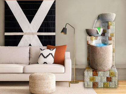 Bluetooth Water Fountain - Beige