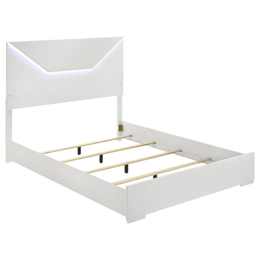 Pierce - 4 Piece Bedroom Set With LED Lighting
