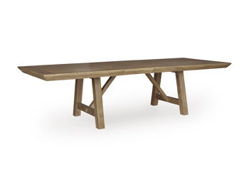 Ridgester - Rectangular Dining Room Extension Table - Light Brown