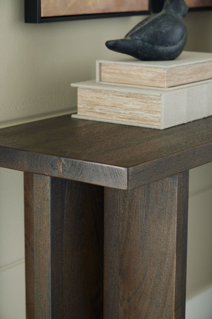 Jalenry - Console Sofa Table - Grayish Brown