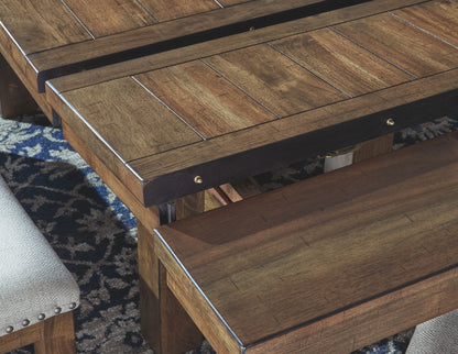 Moriville - Rectangular Dining Room Extension Table - Grayish Brown