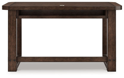 Breckington - Home Office Desk - Dark Brown