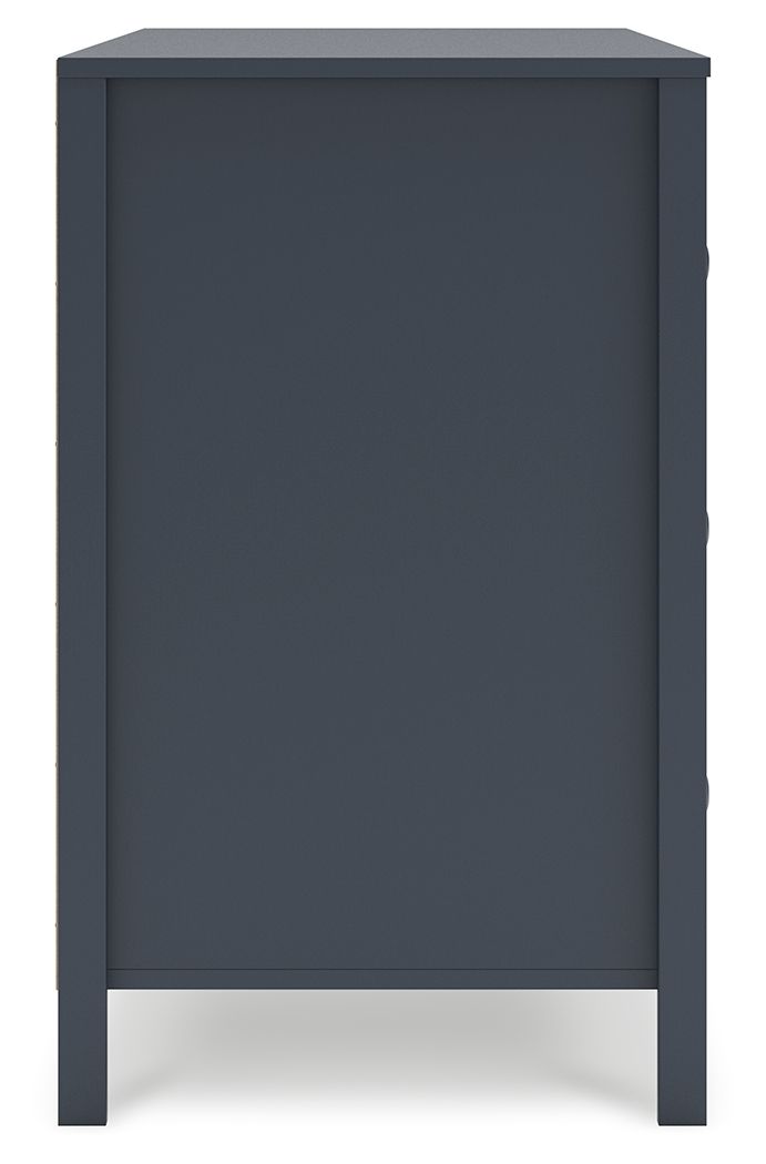 Simmenfort - Six Drawer Dresser - Navy Blue