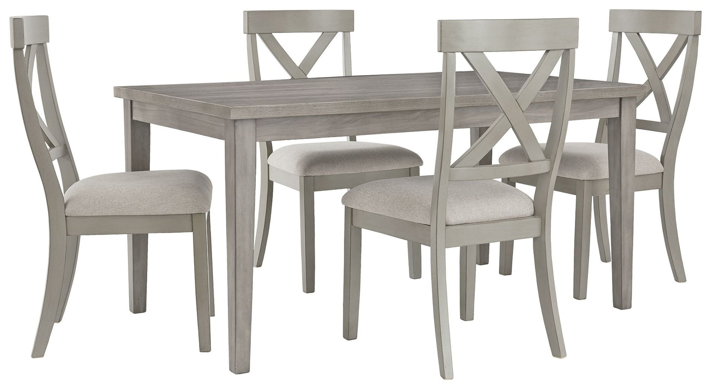 Parellen - Rectangular Dining Room Table - Gray