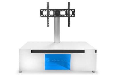 Modern Lacquer TV Stand For 65" TV - White