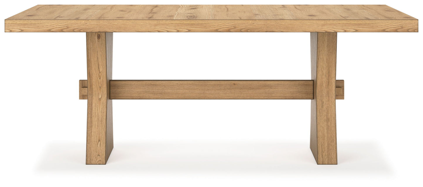 Galliden - Rectangular Dining Room Table - Light Brown