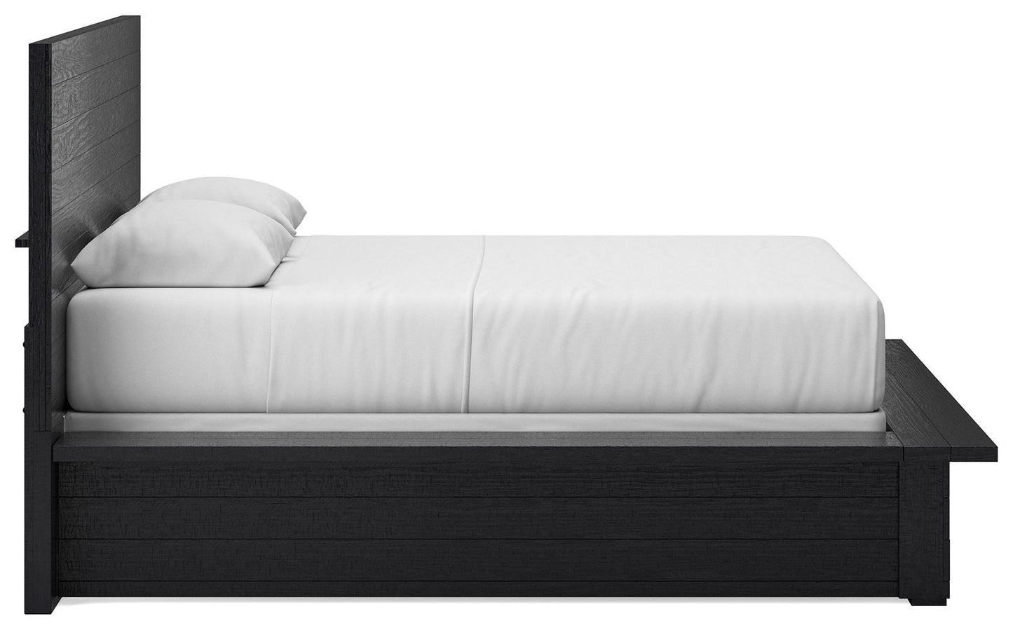 Londer - Queen Panel Bed - Black