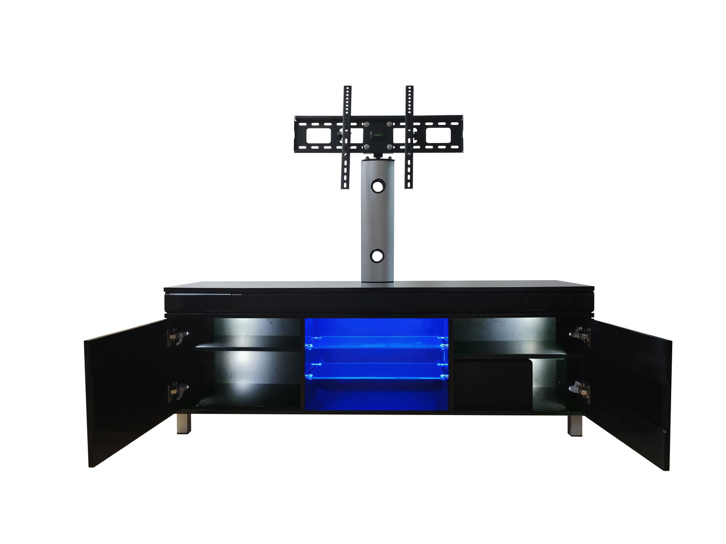 Modern Lacquer TV Stand For 65" TV - Black