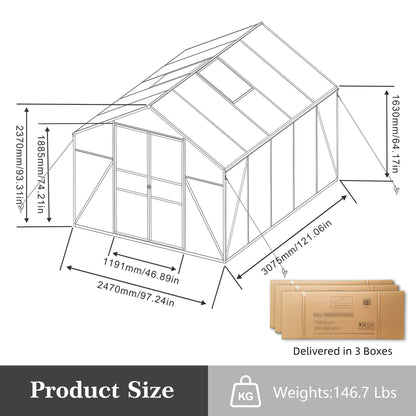 Gain Height Windproof house All Season Outdoor Garden Shelter