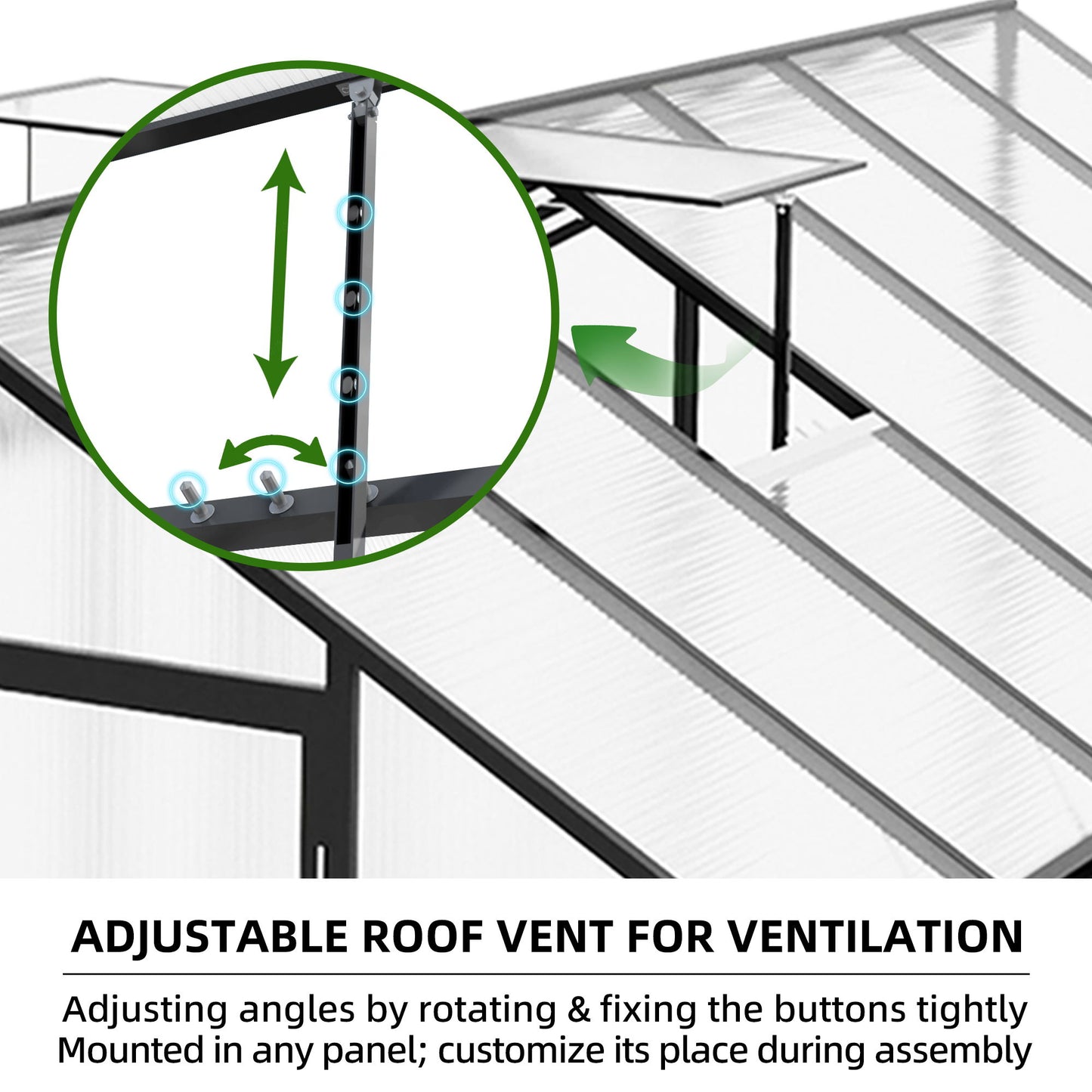 Gain Height Windproof house All Season Outdoor Garden Shelter