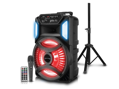 15" Speaker 3000 Watts Bluetooth - Black