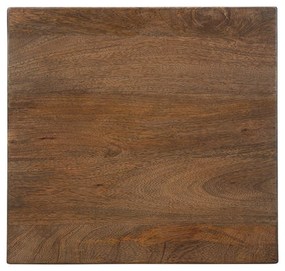 Trailbend - Accent Table - Brown / Gunmetal