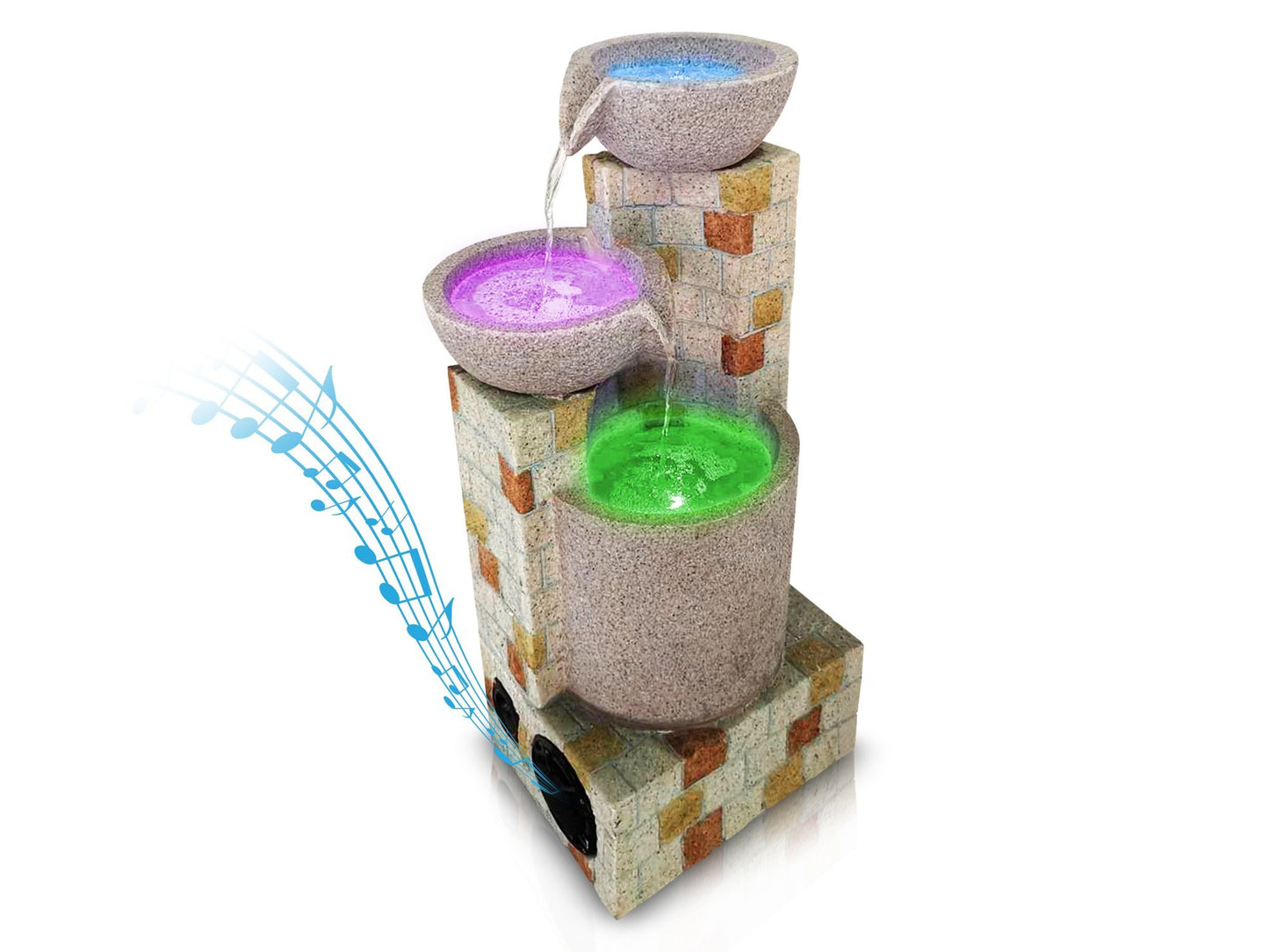 Bluetooth Water Fountain - Beige