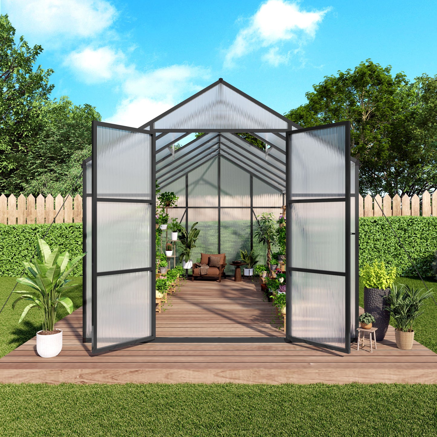 Gain Height Windproof house All Season Outdoor Garden Shelter
