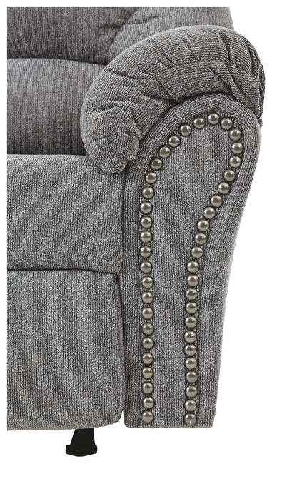 Allmaxx - Rocker Recliner - Pewter