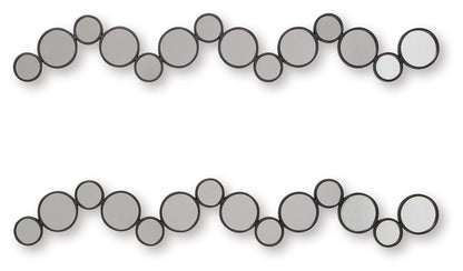 Vinler - Accent Mirror Set (Set of 2) - Black