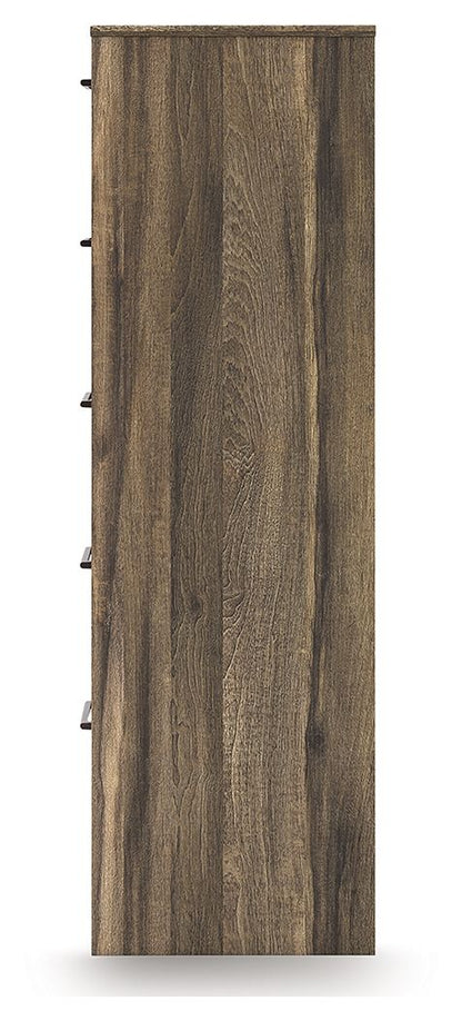 Elbrim - Five Drawer Chest - Brown