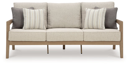 Hallow Creek - Sofa With Cushion - Driftwood