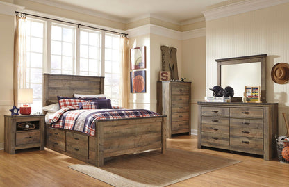 Trinell - Panel Bed