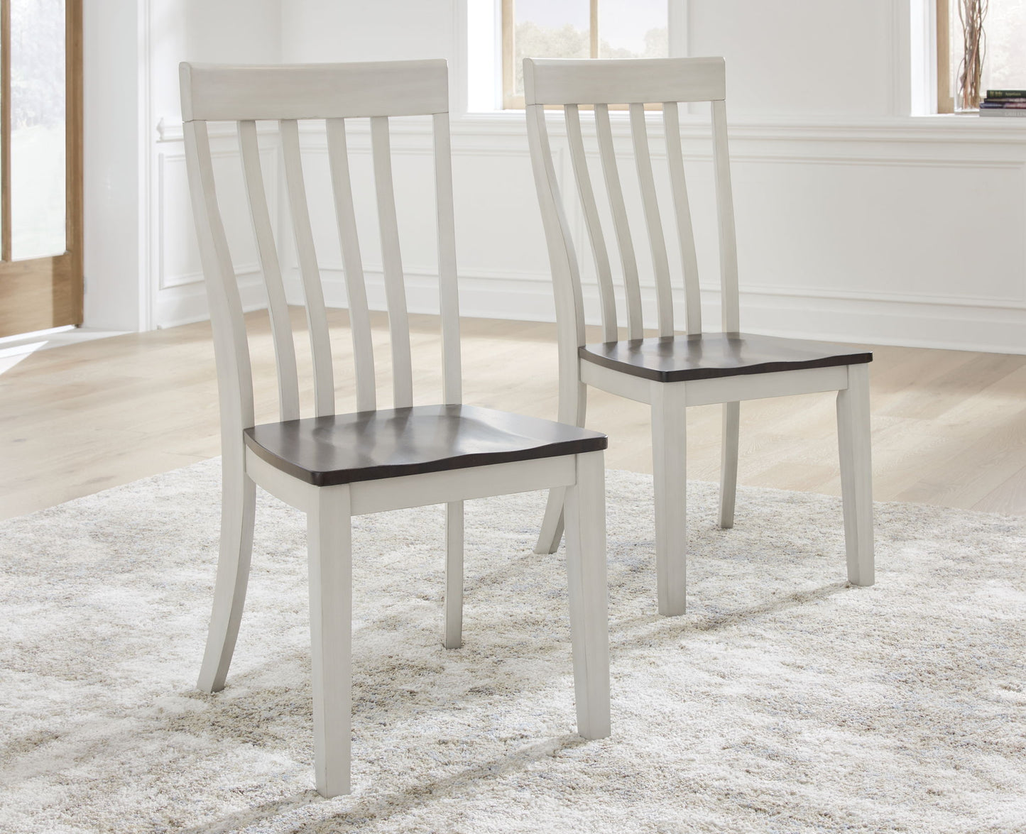 Darborn - Dining Room Side Chair (Set of 2) - Gray / Brown