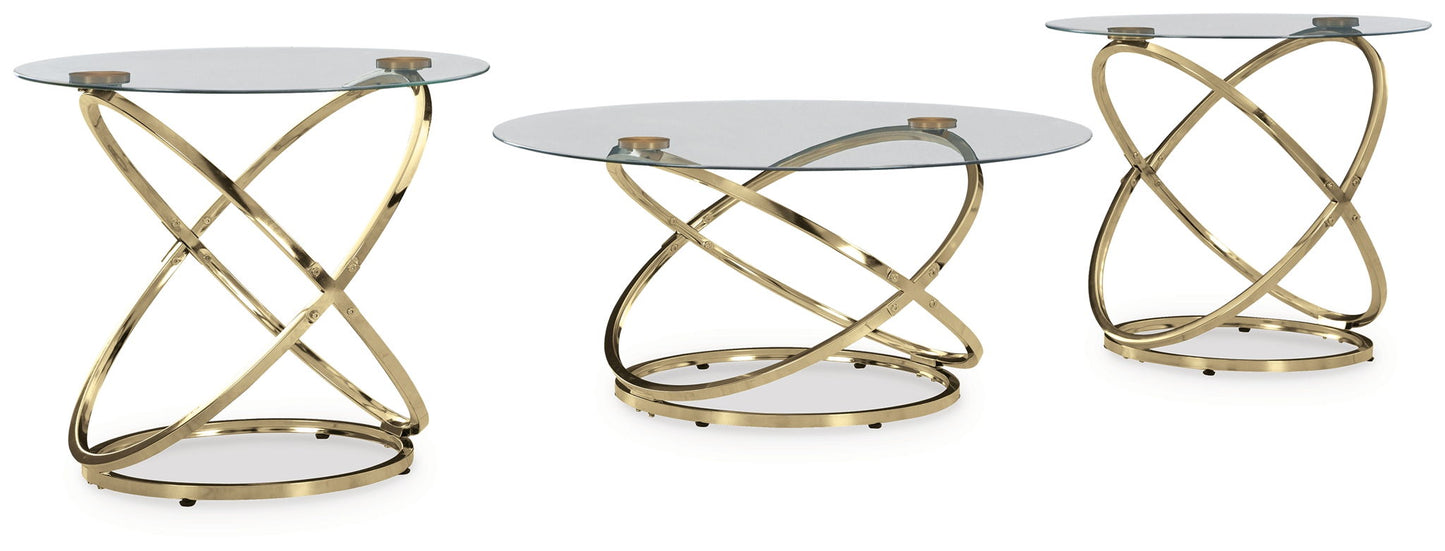 Crimonti - Occasional Table Set (Set of 3) - Champagne