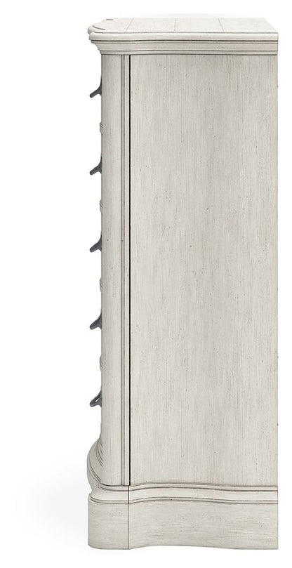 Arlendyne - Five Drawer Chest - Antique White