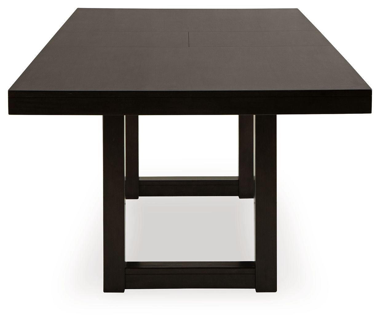 Neymorton - Rectangular Dining Room Butterfly Extension Table - Dark Grayish Brown
