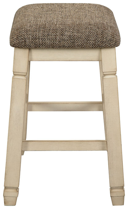 Bolanburg - Upholstered Stool (Set of 2) - Beige