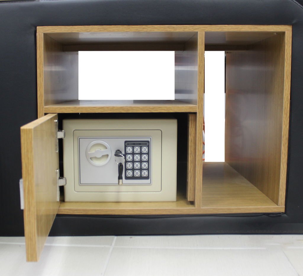 Recliner Bed Console - Black