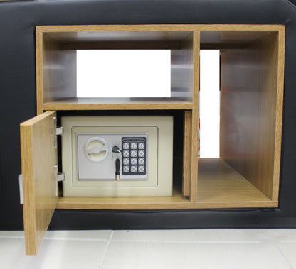 Recliner Bed Console - Black