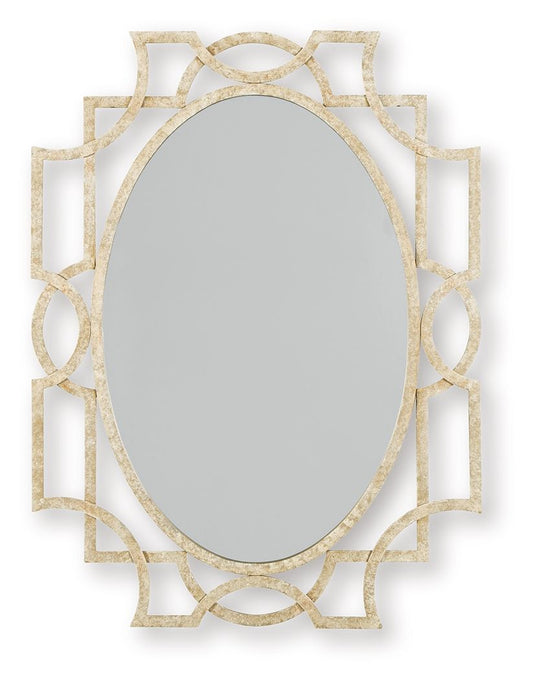 Fulkmore - Accent Mirror - Antique Gold Finish