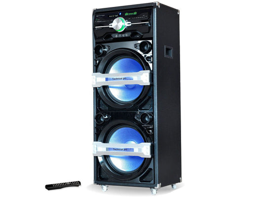 10,000 Watt Party Speaker - Black