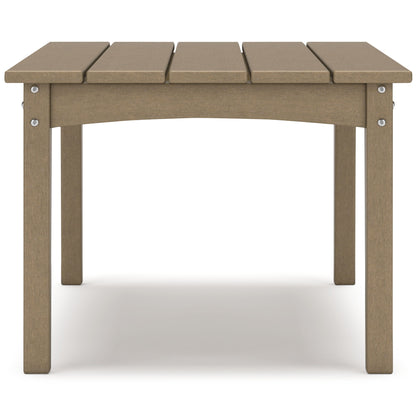 Hyland Wave - Rectangular Cocktail Table - Driftwood