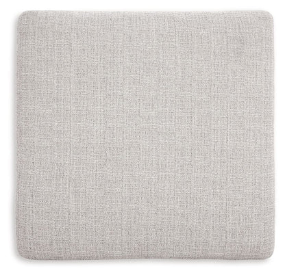 Koralynn - Oversized Accent Ottoman - Stone