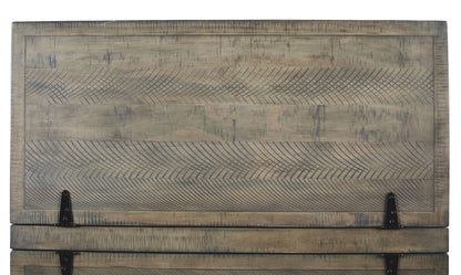 Aldwin - Cocktail Table With Storage - Square - Gray