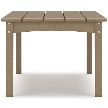 Hyland Wave - Rectangular Cocktail Table - Driftwood