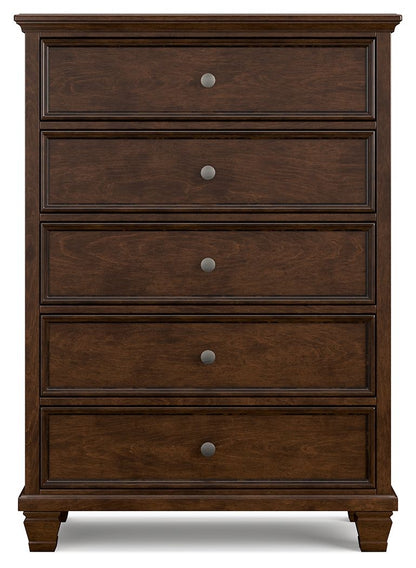 Danabrin - Five Drawer Chest - Brown