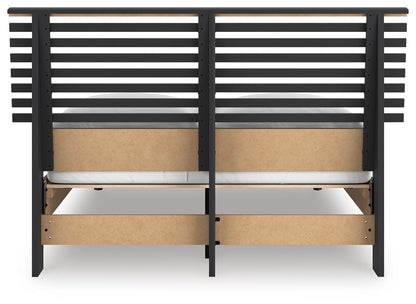 Danziar - Slat Panel Bed