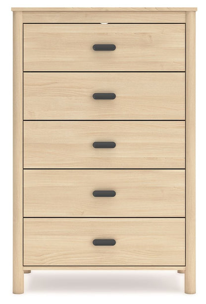Cabinella - Five Drawer Chest - Tan