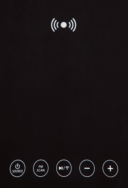 Jorvalee - Accent Table with Speaker - Gray / Black