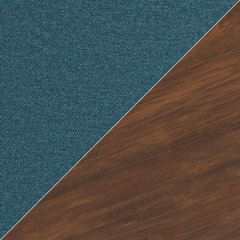 Lyncott - Dining Uph Side Chair (Set of 2) - Blue / Brown