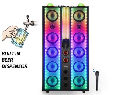 10,000 Watt LED Party Speaker - Black