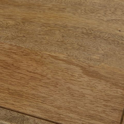 Luzmanacy - Console Sofa Table - Natural Brown