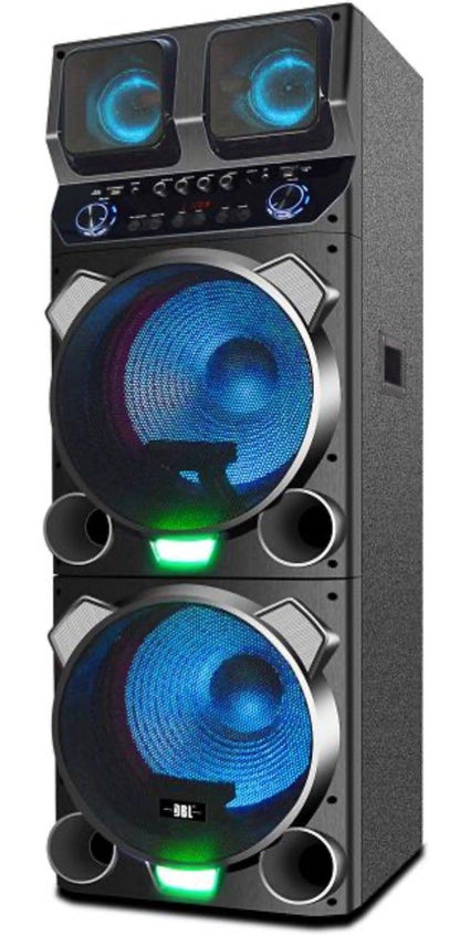 10,000 Watt Pair Of Speakers - Black
